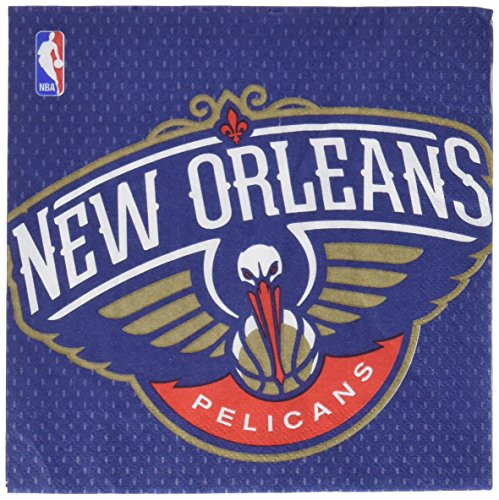 "New Orleans Pelicans NBA Collection" Luncheon Napkins, 96 Ct.
