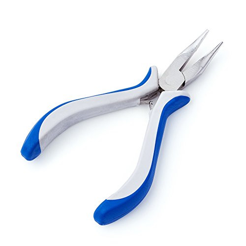 Pandahall 1pc Carbon-Hardened Steel Ferronickel Bent Nose Metal Finding Bedning Tool Handy Jewelry Plier 5x2.28 Inch Pandahall 1pc Carbon-Hardened Steel Ferronickel Bent Nose Metal Finding Bedning Tool Handy Jewelry Plier 5x2.28 Inch