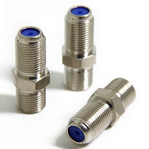 Ancable 5-Pack High Frequency 3GHz F81 Barrel Connectors Couplers, F Type Female to Female Coaxial TV Cable Extension Joiner