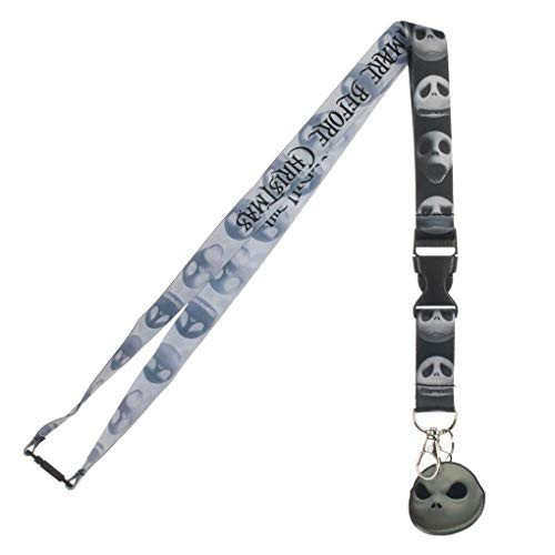 Bioworld Nightmare Before Christmas Jack Skellington Breakaway Lanyard with Charm