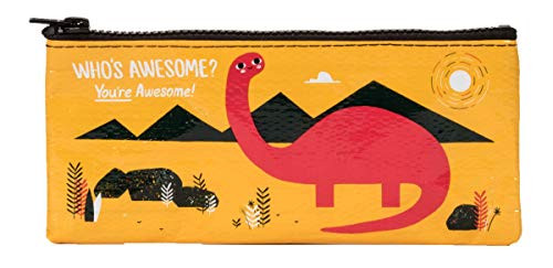 Blue Q Bags, Pencil Case, Who's Awesome? You're Awesome! , Multicolor , 4.25"h x 8.5"w