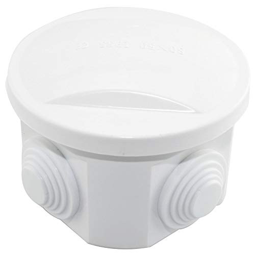 DGZZI Junction Box Outdoors ABS IP55 Dustproof Waterproof Junction Box Enclosure Electric Project Cable Case 80x50mm