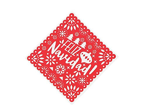 Fun Express Feliz Navidad Beverage Napkins