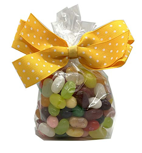 Cello/Cellophane Polypropylene Gusseted Bags Size: 5 5/8" x 2 1/2" x 1 1/4" (14.5cm x 6.5 cm x 3.1cm) Premium Crystal Clear - 100 pcs