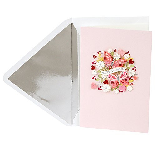 Hallmark Signature Mother's Day Card for Mom (Cut Paper Flowers and Butterflies, Love You More Each Day) Hallmark Signature Mother's Day Card for Mom (Cut Paper Flowers and Butterflies, Love You More Each Day)