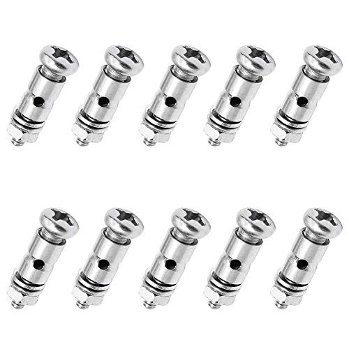 RuiLing 10pcs 1.8mm RC Airplane Pushrod Linkage Stopper Model Airplane Electric Aircraft DIY Parts Screw Type Lock Fast Adjustable Pull Push Rod Adjuster