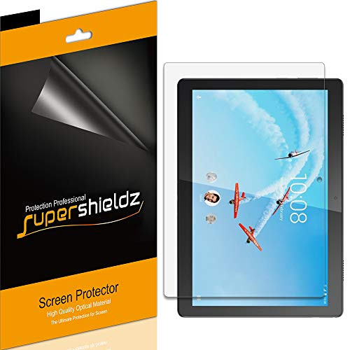 (3 Pack) Supershieldz for Lenovo Tab M10 / Smart Tab M10 (10.1 inch) Screen Protector, High Definition Clear Shield (PET)