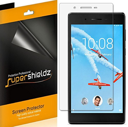 (3 Pack) Supershieldz for Lenovo Tab 7 Screen Protector, High Definition Clear Shield (PET)
