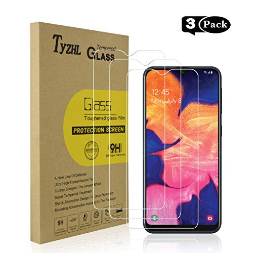 TyZHL [3 Pack] Screen Protector for Samsung Galaxy A10E and Galaxy A20E,9H Hardness [Anti-Scratch] [No Bubbles] Tempered Glass Screen Protector, for Galaxy A10E