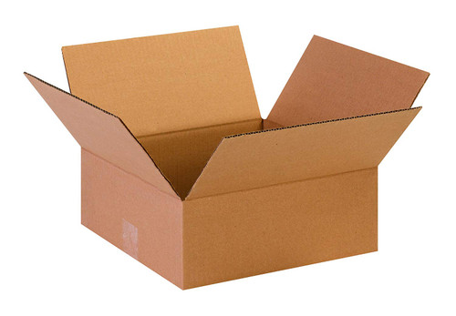 Aviditi 13135 Flat Corrugated Box, 13' Length x 13' Width x 5' Height, Kraft (Bundle of 25)