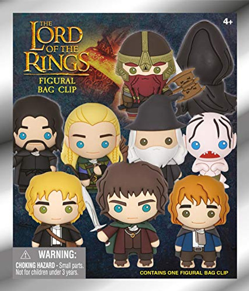 Warner Bros Lord of The Rings - 3D Foam Collectible Bag Clip in Blind Bag Warner Bros Lord of The Rings - 3D Foam Collectible Bag Clip in Blind Bag