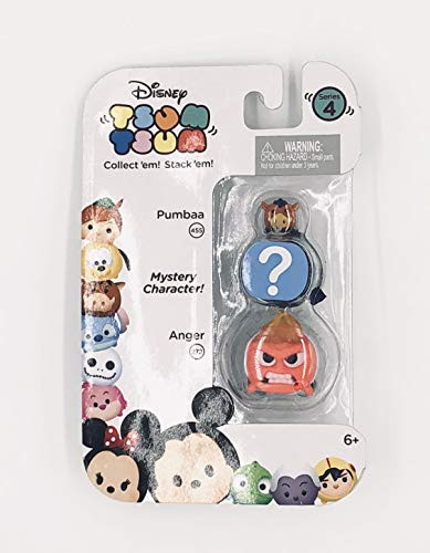 Disney Tsum Tsum Series 4 Pumbaa & Anger 1" Minifigure 3-Pack