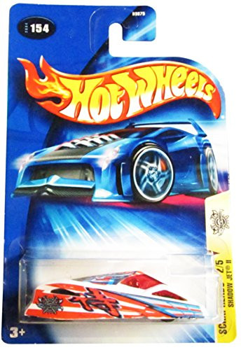 Hot Wheels 2004 2/5 Scrapheads Shadow Jet II WHITE 154 1:64 Scale