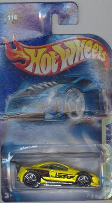 Hot Wheels 2003 114 yellow CUSTOM COUGAR 5/5 SEGA 1:64 Scale Die-cast Collectible Car