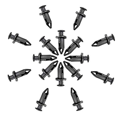 labwork-parts 100x Car 8mm Dia Hole Plastic Rivets Fastener Auto Fender Bumper Push Pin Clips