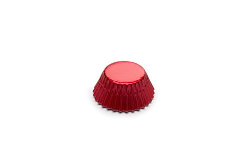 Fox Run 6969 Red Foil Bake Cups, Mini, 48 Cups