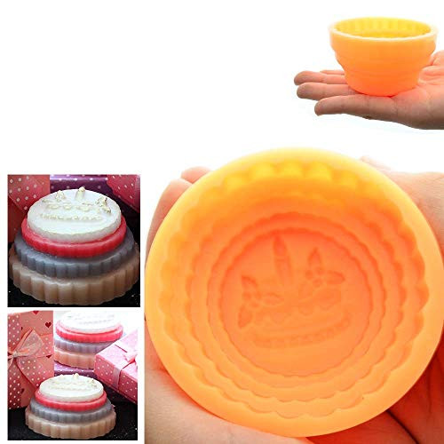 CHAWOORIM Soap molds for soap Making - Silicone Candle Making molds soap Making Supplies Cake Silicon Mould