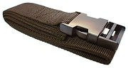Seachoice 78961 Battery/Tie-Down Strap  1-1/2 Inch Strap  38 Inch Long  Includes Brackets and Screws, Black