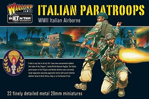 Warlord Games, Italian Paratroops - WWII Italian Paratroops Boxed Set, 28mm