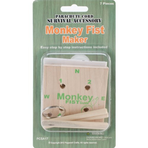 Pepperell Paracord Survival Accessory Monkey Fist Tool Kit