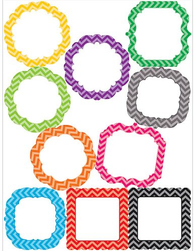 Teacher Created Resources Chevron Frame Accents