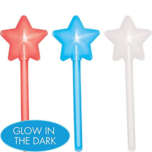 Party Star Glow Wands, 3 Ct.