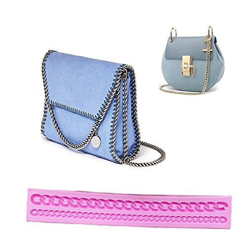 HUELE Diamond Chain Silicone Fondant Mold Cake Decorating Pastry Gum Pastry Tool Fondant Cake Decoration Mold