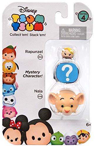 Disney Tsum Tsum Series 4 Rapunzel & Nala 1" Minifigure 3-Pack