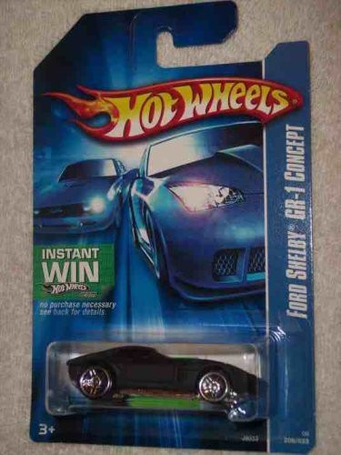 Hot Wheels #2006-206 Ford Shelby GR-1 Concept Black Collectible Collector Car Mattel