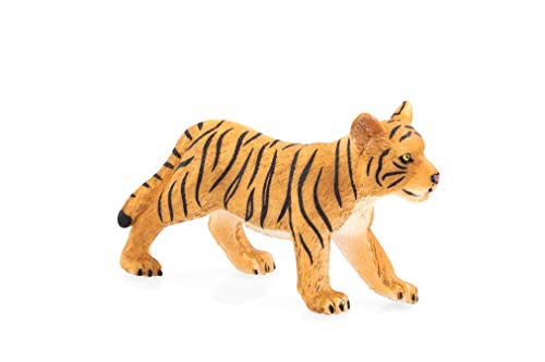 Mojo Fun 387008 Tiger Cub Standing - Realistic International Wildlife Toy Replica