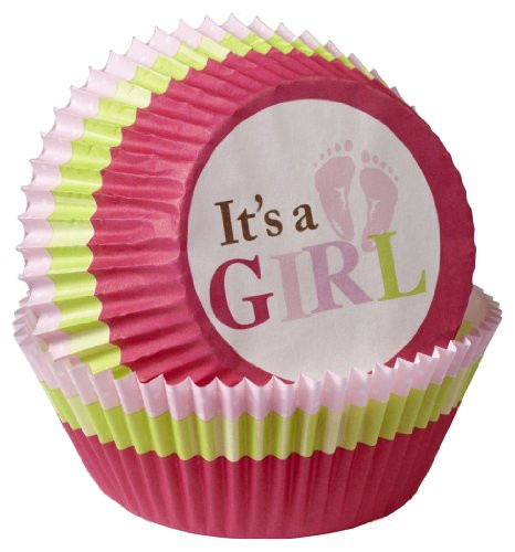Wilton 415-0121 It's a Girl Cupcake Cups, 75-Pack