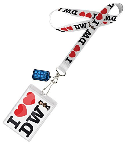 Underground Toys Doctor Who I Heart Lanyard 2D Charm Action Figure