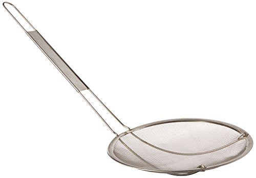 Winco Stainless Steel Strainer, 6.5-Inch Diameter, Course Mesh