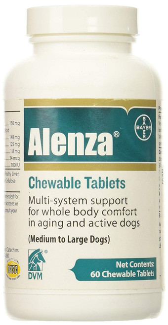 DVM Pharmaceuticals Alenza Chew Tablet for Dog, Medium/Large, 60 Tablets DVM Pharmaceuticals Alenza Chew Tablet for Dog, Medium/Large, 60 Tablets