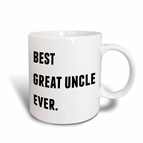 3dRose 213363_1""Best Auntie Ever, Black Letters On A White Background" Ceramic Mug 11 oz