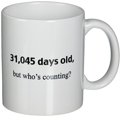 3dRose Happy 85th Birthday Ceramic Mug, 11-Ounce