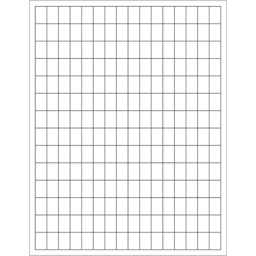 BOX USA BLL101 Tape Logic Rectangular Laser Labels, 1/2' x 3/4', 0.5' Width, 0.75' Height, White (Pack of 22400)