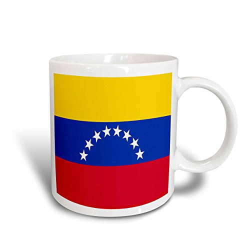 3dRose Venezuela Flag Ceramic Mug, 11-Ounce