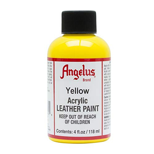 Angelus Acrylic Leather Paint-4oz.-Yellow