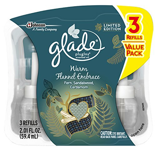 Glade PlugIns Warm Flannel Embrace 3 Pack