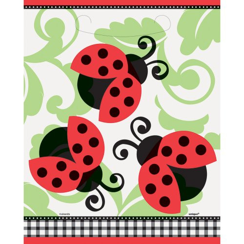 Ladybug Party Goodie Bags, 8ct