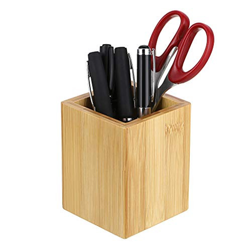 BTSKY Bamboo Pen Pencil Holder, Wood Pen Holder Desk Pencil Holders Wooden Pen and Pencil Organizer Cup for Desktop Pens Organization Brown BTSKY Bamboo Pen Pencil Holder, Wood Pen Holder Desk Pencil Holders Wooden Pen and Pencil Organizer Cup for Desktop Pens Organization Brown