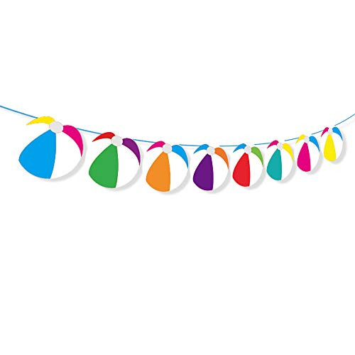 CC HOME Beach Ball Garland Banner for Birthday Party Decorations -Pool Party Supplies Favor -Summer Party Hanging Decorations for kids Birthday Party,Baby Shower,Beach Pool Party Decorations CC HOME Beach Ball Garland Banner for Birthday Party Decorations -Pool Party Supplies Favor -Summer Party Hanging Decorations for kids Birthday Party,Baby Shower,Beach Pool Party Decorations