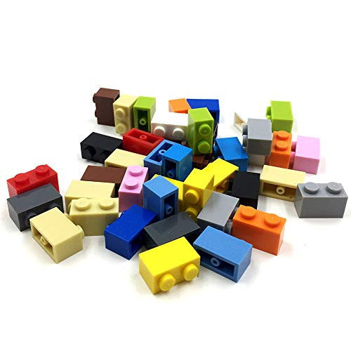 EKIND 110 Pieces 1x2 Shapes Classic Building Bricks Set - Regular Colors - Compatible with All Major Brands EKIND 110 Pieces 1x2 Shapes Classic Building Bricks Set - Regular Colors - Compatible with All Major Brands