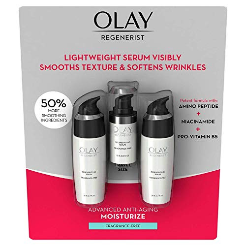 Olay Regenerist Regenerating Serum, Fragrance-Free (Total 3.9 Oz)