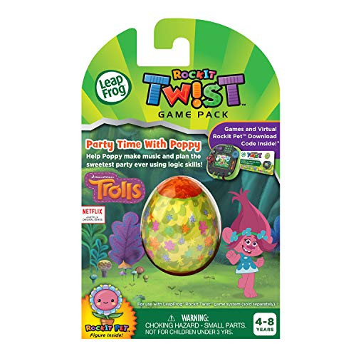 LeapFrog RockIt Twist Game Pack, Trolls Party Time With Poppy