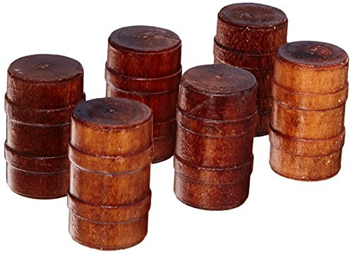 Lionel Electric O Gauge Model Train Accessories, Barrel Pack (Set of 6)