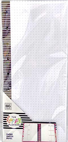 Happy Planner Medium Half Sheet Fill Paper 60/pkg-happy Journal, Dot Grid