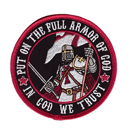 Put On The Full Armor in God We Trust Milspec Morale Hook Patch