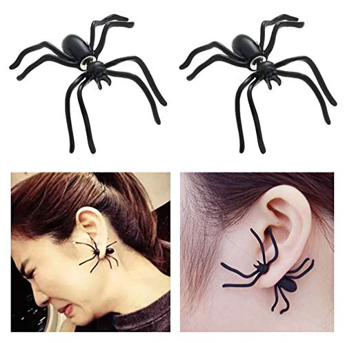 Halloween Costumes Decorations Spider Earrings Studs Scary Halloween Party Favors Decorations Gifts for Women Girls